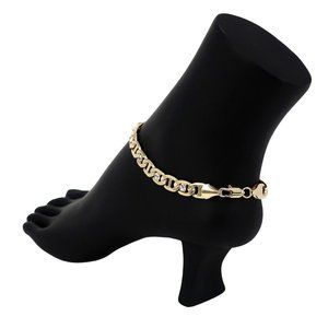 8mm Mariner 14k Ladies Anklet Bracelet
